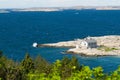 Marstrand island on the west coast in Sweden Royalty Free Stock Photo
