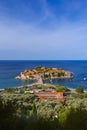 Island Sveti Stefan - Montenegro Royalty Free Stock Photo