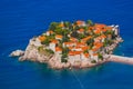 Island Sveti Stefan - Montenegro Royalty Free Stock Photo