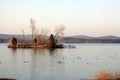 Island in the Tennessee river , Guntersville, Alabama Royalty Free Stock Photo