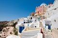 Island of Thera (Santorini) Cyclades, Greece. Royalty Free Stock Photo