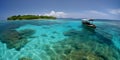 island tropical paradise relaxation snorkeling one generative AI