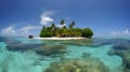 island tropical paradise snorkeling relaxation one generative AI