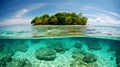 island tropical paradise snorkeling relaxation two generative AI