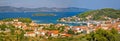 Island of Veli Iz panoramic view Royalty Free Stock Photo