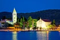 Island of Vis evening architecture vew Royalty Free Stock Photo