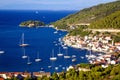 Island of Vis yachting bay Royalty Free Stock Photo