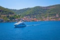 Island of Vis yachting destination view Royalty Free Stock Photo