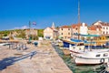 Island of Zlarin harbor panoramic view Royalty Free Stock Photo