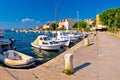 Island of Zlarin harbor panoramic view Royalty Free Stock Photo