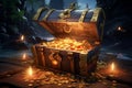 Islands allure treasure chest reveals a hoard of golden coins