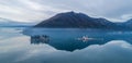 Islands in the Bay of Kotor, Perast, Montenegro,