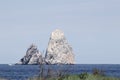 islands on the costa brav a sunny summer day