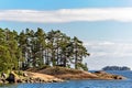 Islands in finland gulf Royalty Free Stock Photo