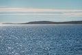 On the horizon of the islands Kuzova Royalty Free Stock Photo