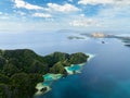 Lagoons and Islands in Coron, Palawan. Philippines. Royalty Free Stock Photo