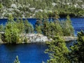 Islands of lake Ladoga. landscape on lake Ladoga.