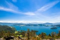 Islands landscape by kvinnherad - valen in Norway Royalty Free Stock Photo