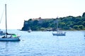 The islands of lerins off the coast of cannes