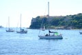 The islands of lerins off the coast of cannes