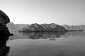 Islands In Musandam Bay Royalty Free Stock Photo