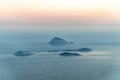 islands and rocks off the coast of Rio de Janeiro, Brazil Royalty Free Stock Photo