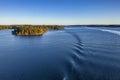 Islands of Stockholm Archipelago from Cruise Liner