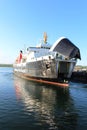 Isle of Arran ferry, Ardrossan harbor, Scotland Royalty Free Stock Photo