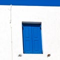 in the isle of greece antorini europe old house and white color Royalty Free Stock Photo