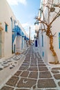 in the isle of greece antorini europe old Royalty Free Stock Photo