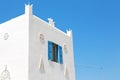 in the isle of greece antorini europe old house and white color Royalty Free Stock Photo