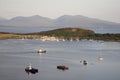 Isle of Kerrera and the Isle of Mull Royalty Free Stock Photo