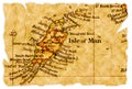 Isle of Man old map
