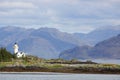 Isle Ornsay Lighthouse On Eilean Sionnach, Isle Of Skye, Scotland. Royalty Free Stock Photo