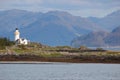 Scenic Isle Ornsay Lighthouse, Isle Of Skye, Scotland. Royalty Free Stock Photo