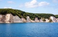 Isle of Ruegen, Chalk-Cliffs at the coastline of the baltic sea