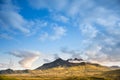 Isle of Skye, Highlands of Scotland, Black Cuillin Mountains close to Sligachan Royalty Free Stock Photo