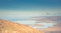 Isle of Skye landscape - Loch Bracadale, Cuillin Mountains, Atlantic Ocean Royalty Free Stock Photo