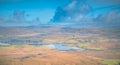 Isle of Skye landscape - Loch Bracadale, Cuillin Mountains, Atlantic Ocean Royalty Free Stock Photo