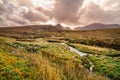 Isle of skye, Quiraing mountain, Scotland scenic landscape Royalty Free Stock Photo