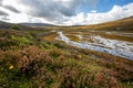 Isle of Skye,Scotland. Typical landscape of Scotland,