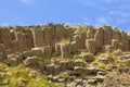 Isle of Staffa volcanic columnar basalt Royalty Free Stock Photo