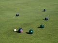 ISLE OF THORNS, SUSSEX/UK - SEPTEMBER 11 : Lawn bowls match at I