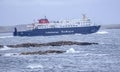 Isle of Tiree Ferry heading for Coll Royalty Free Stock Photo