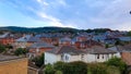 Isle of wight Shanklin houses and view Royalty Free Stock Photo