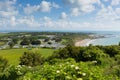 Isle of Wight view to Bembridge and Whitecliff Bay Royalty Free Stock Photo