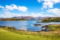 Isleornsay with view over Loch Hourn Royalty Free Stock Photo