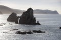 Islet near the hermitage of San Juan de Gaztelugatxe located on an islet in Bermeo, Biscay, Basque Country, Spain Royalty Free Stock Photo