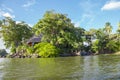 Isletas, little islands from Nicaragua lake Royalty Free Stock Photo