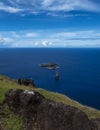 Islets of Easter Island , Chile. Royalty Free Stock Photo